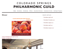 Tablet Screenshot of guild.csphilharmonic.org